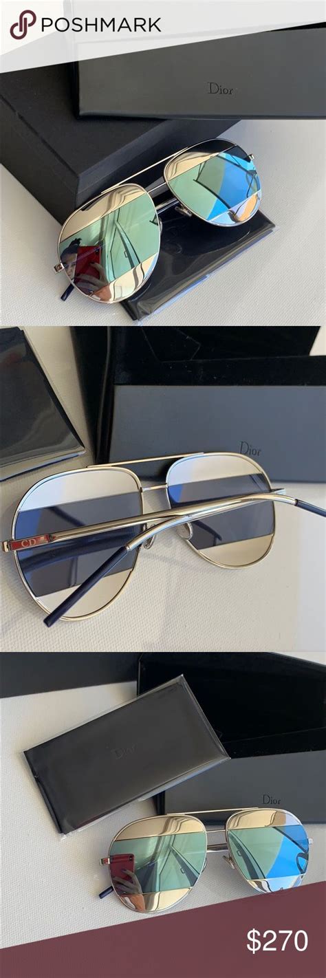 dior sunglasses blue mirror|christian Dior mirrored sunglasses.